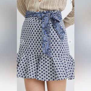 Veronica Beard NWT sz 0 Chesney Printed Skirt NEVER WORN!